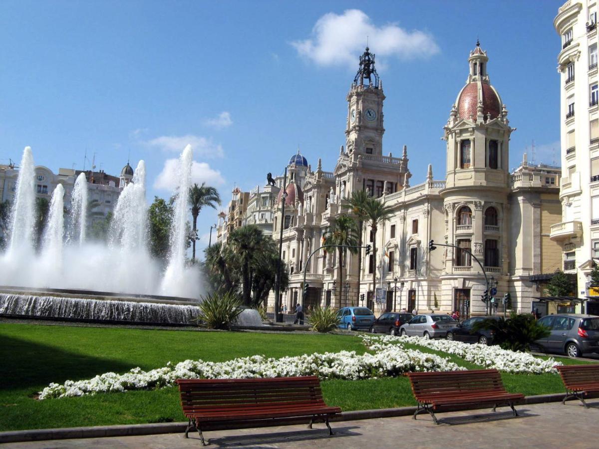 Tranquilo Y Acogedor En El Centro De La Ciudad Appartement Valencia Buitenkant foto